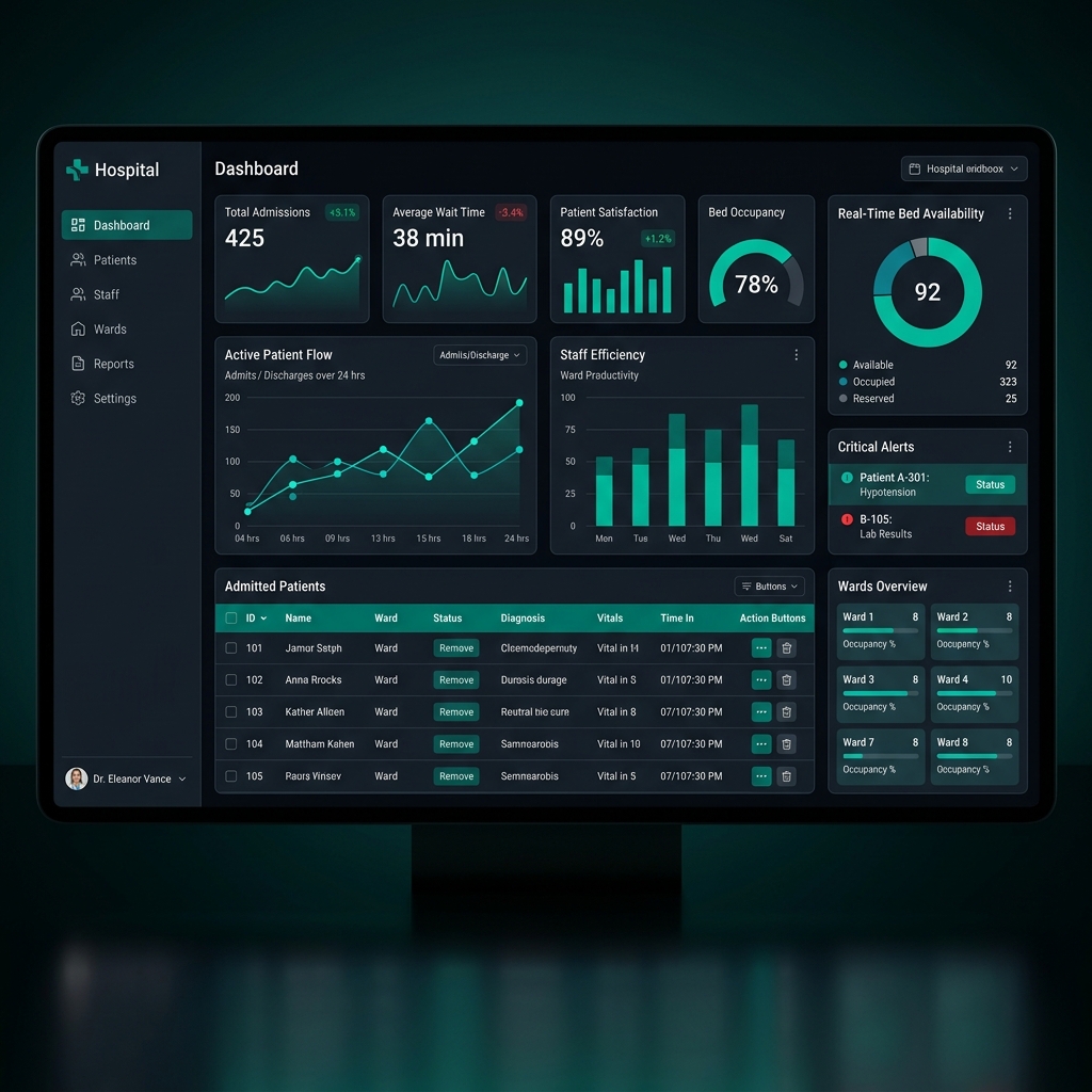 Hospyron Executive Dashboard Snapshot